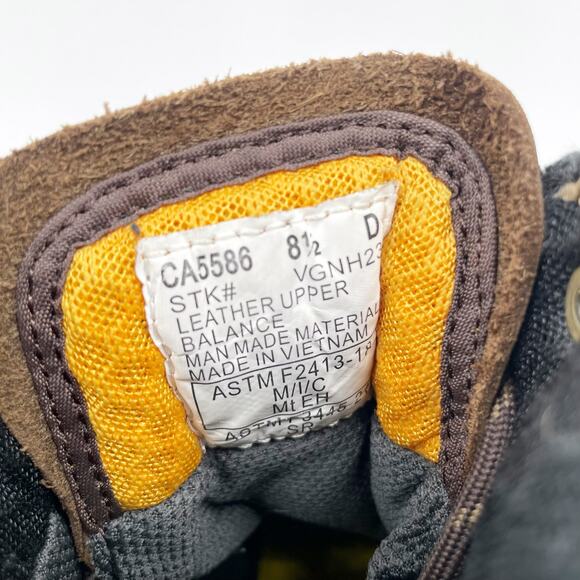 Carolina Mens 6'' Miter Ext Composite Toe Boot US 8.5M EU 41-42 Brown Black NWOB - Picture 13 of 14